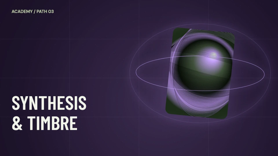 Synthesis & timbre learning path artwork